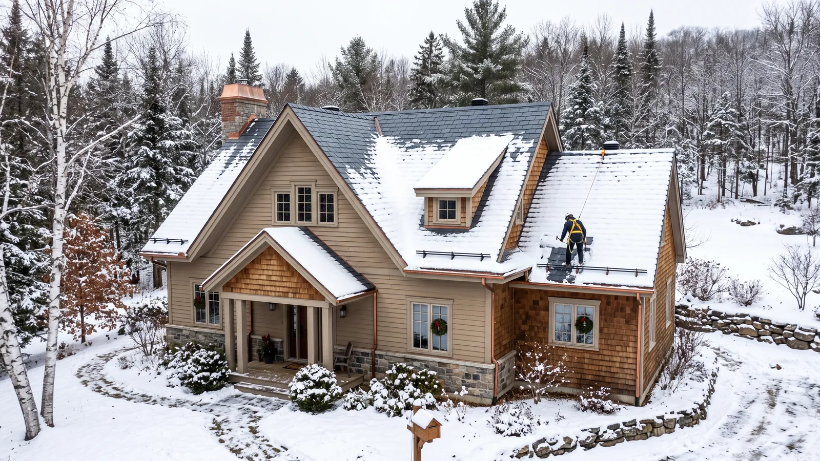 Travaux de toiture résidentielle à Ville-Marie, Québec