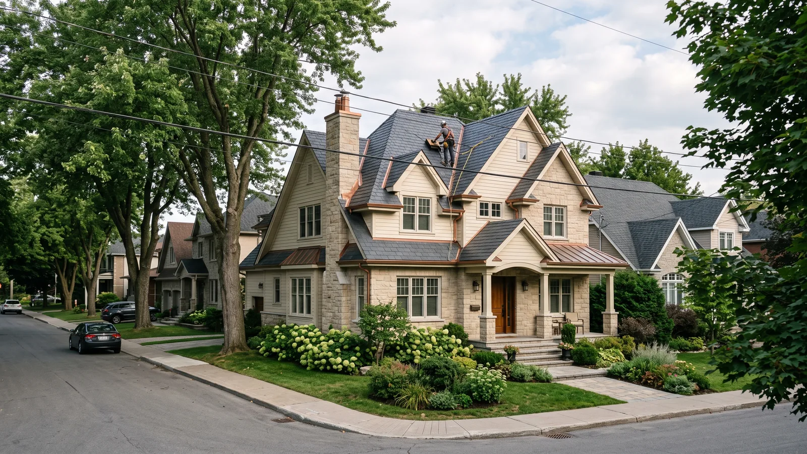 Maison et toiture résidentielle à Laval (13)